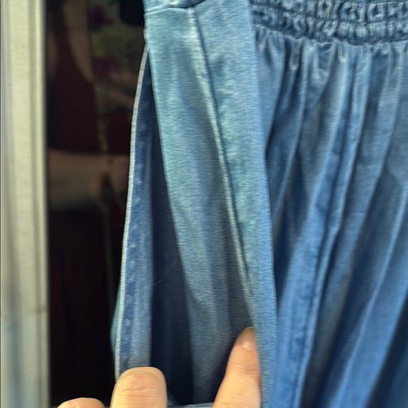 Loft sp Blue Denim Jumpsuit - Picture 3 of 5